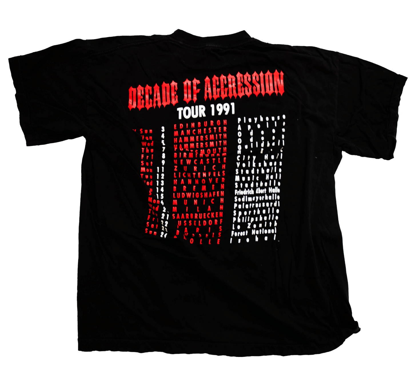 DECADE OF AGGRESSION TOUR