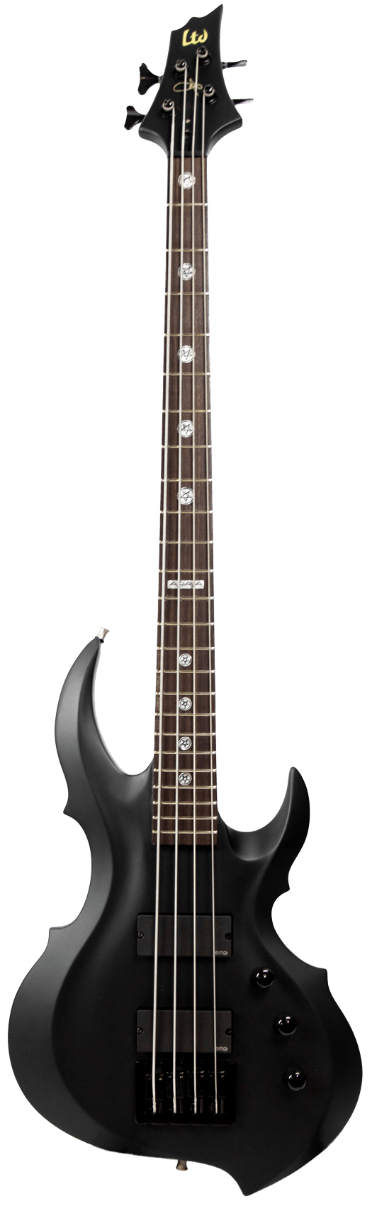 TOM ARAYA'S ESP BLACK SATIN BASS