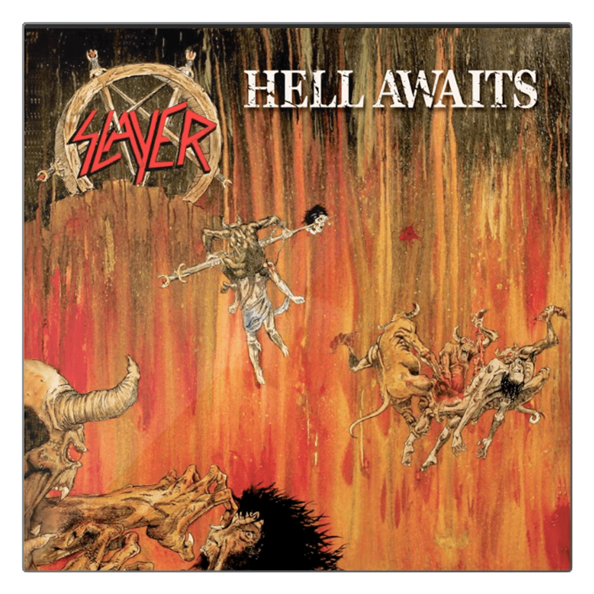 Hell Awaits Metal Print