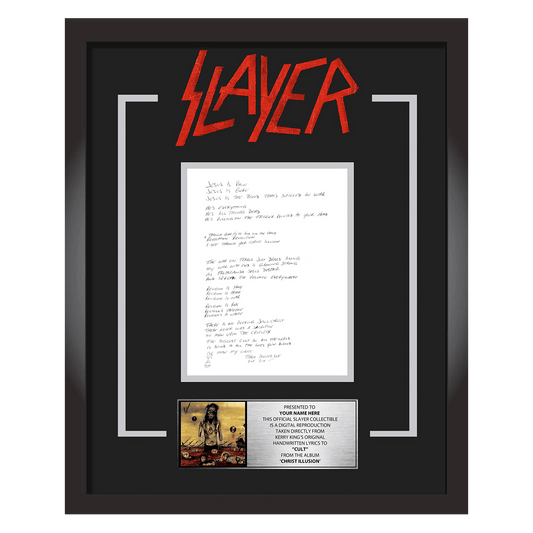 "Cult" Lyric Plaque