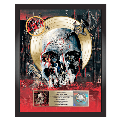 South of Heaven Album Plaque