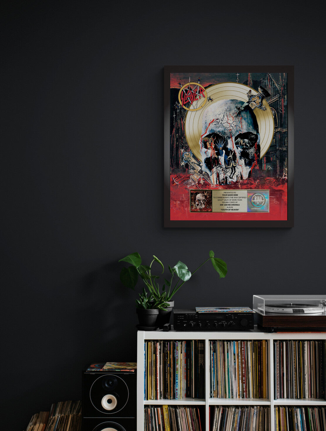 South of Heaven Album Plaque